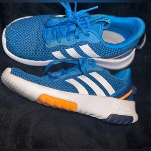 Adidas Racer TR 2.0 Kids Shoes Athletic Sneakers Blue White GV7859 New SIZE 1
